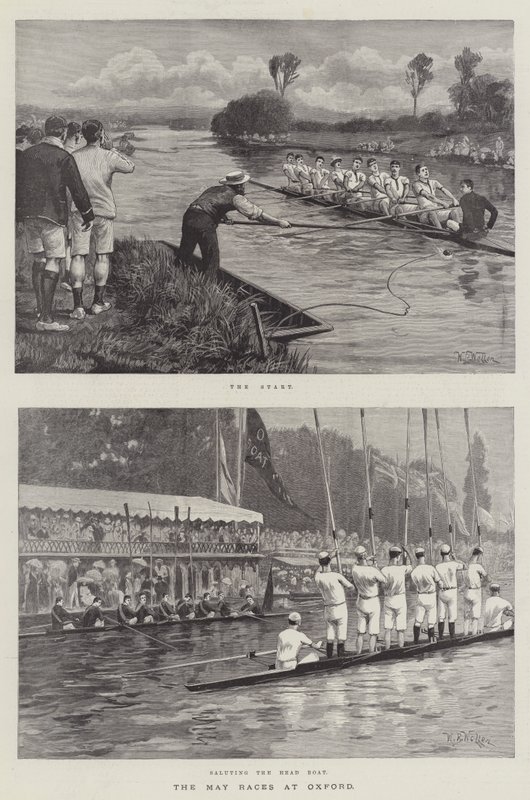 Maj-løbene i Oxford af William Barnes Wollen
