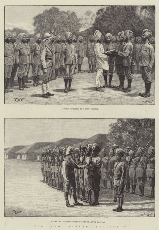 De nye Burmah-regimenter af William Barnes Wollen