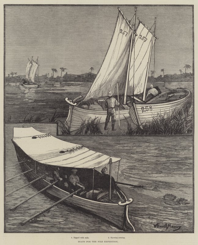 Både til Nil-ekspeditionen af William Bazett Murray