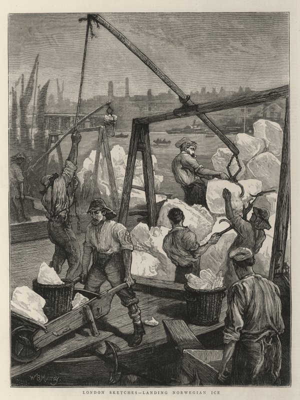 London Sketches, Landing Norwegian Ice af William Bazett Murray