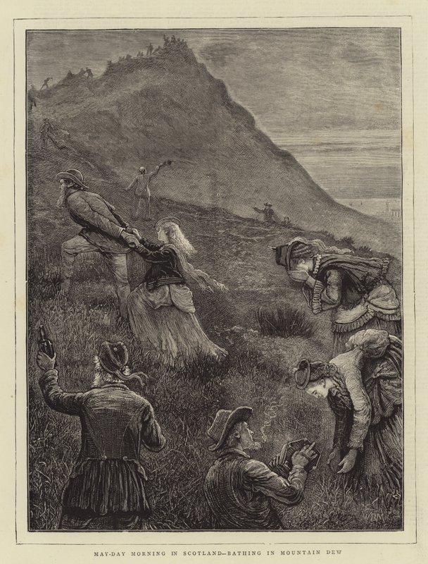 maj-dag morgen i Skotland, badning i Mountain Dew af William Bazett Murray