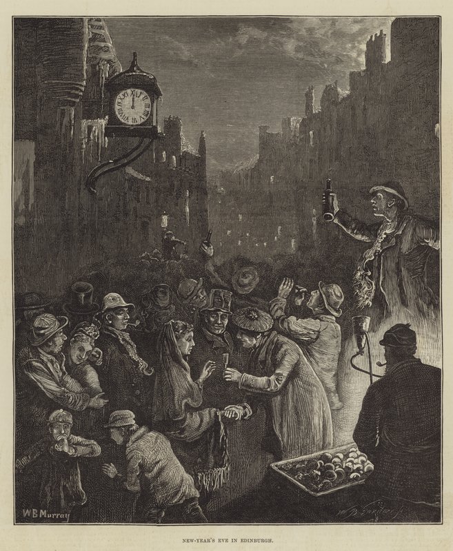 Nytårsaften i Edinburgh af William Bazett Murray