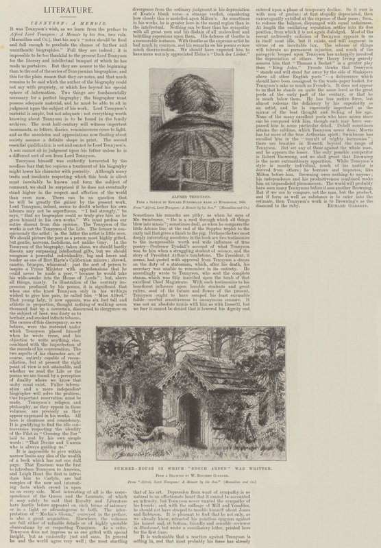 Tennyson, en erindringsbog af William Biscombe Gardner