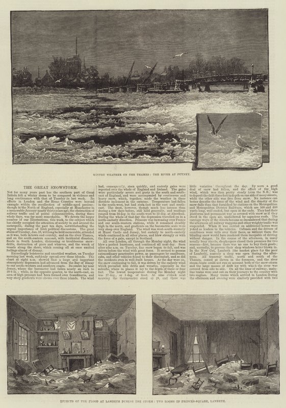 Den store snestorm af William Biscombe Gardner