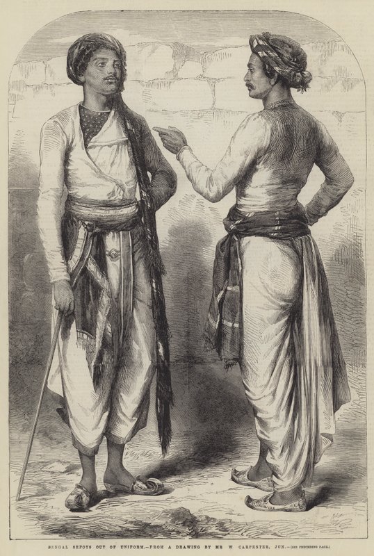 Bengal Sepoys ude af uniform af William Carpenter