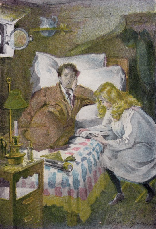 Illustration til Peter The Whaler af William Christian Symons