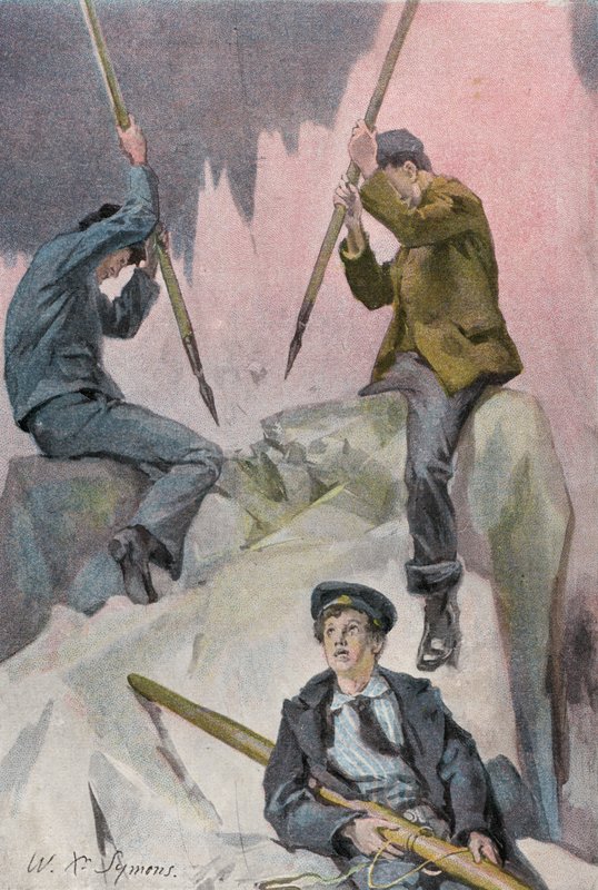 Illustration til Peter The Whaler af William Christian Symons