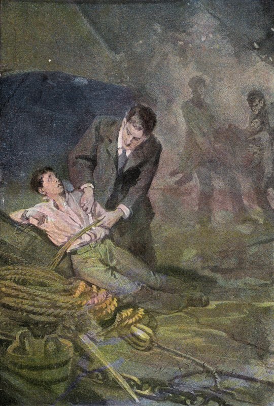 Illustration til Peter The Whaler af William Christian Symons