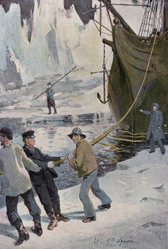 Illustration til Peter The Whaler af William Christian Symons