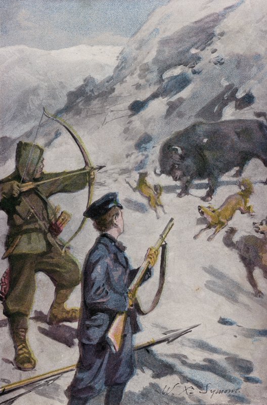 Illustration til Peter The Whaler af William Christian Symons