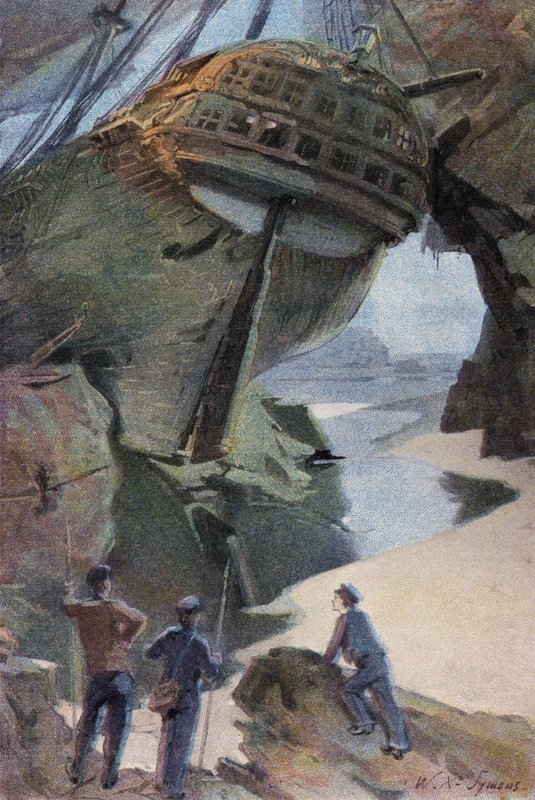 Illustration til Peter The Whaler af William Christian Symons