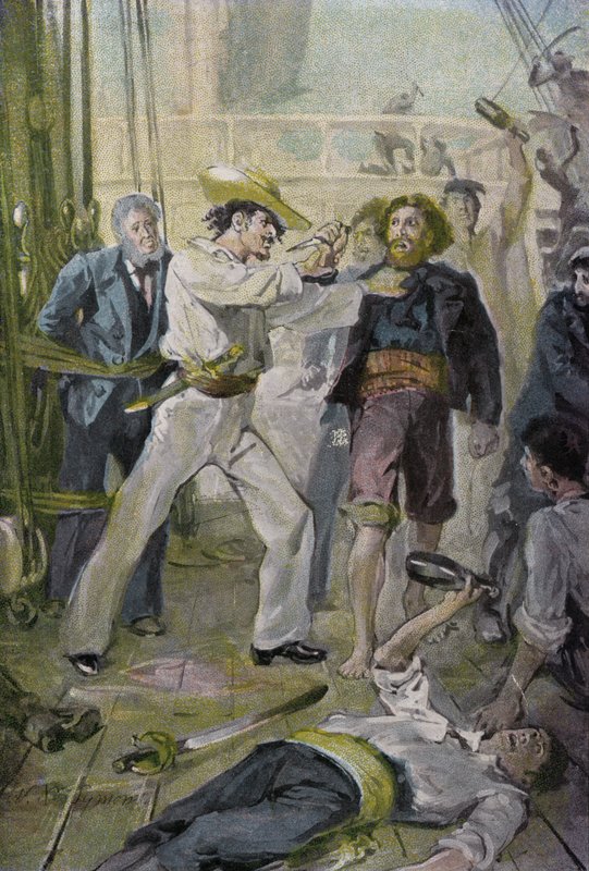 Illustration til Peter The Whaler af William Christian Symons
