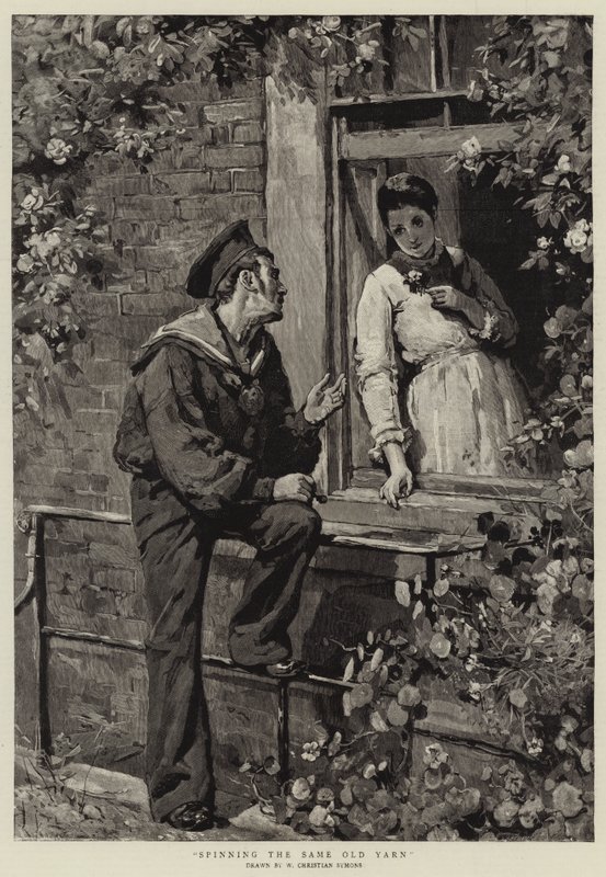 Spinder det samme gamle garn af William Christian Symons