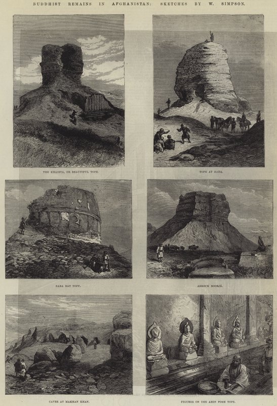 Buddhistiske rester i Afghanistan af William Crimea Simpson