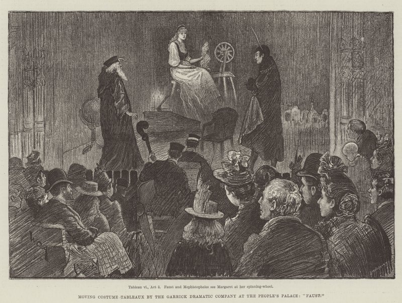 Moving Costume Tableaux af Garrick Dramatic Company i People