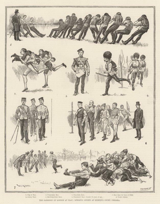 The Garrison of London at Play, Athletic Sports ved Burton