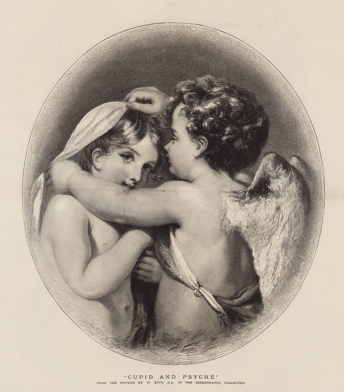 Amor og Psyche af William Etty