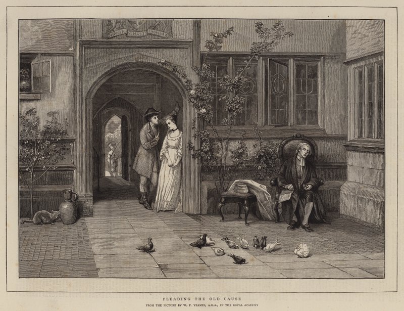 Fortaler for den gamle sag af William Frederick Yeames