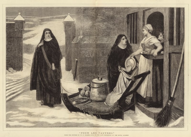 For de fattige af William Frederick Yeames