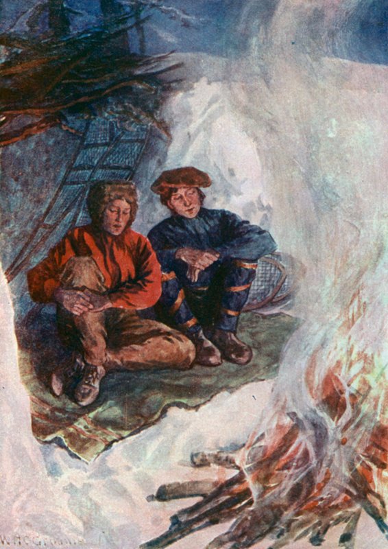 Lejret i sneen af William Henry Charles Groome