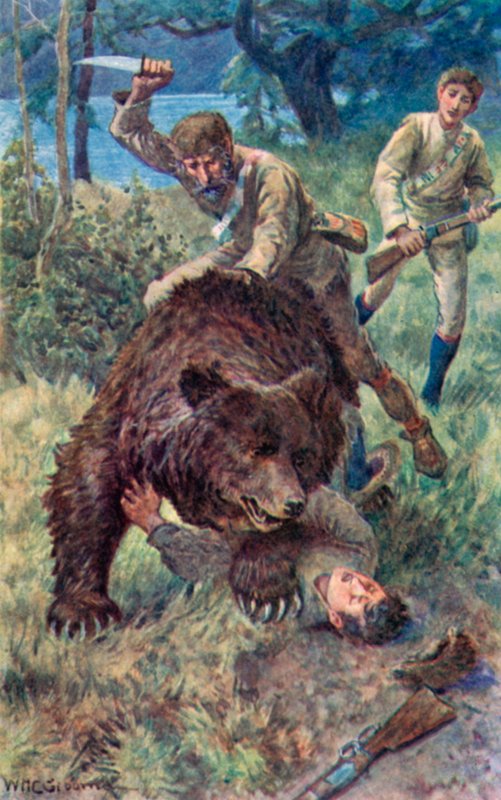 Gamle Jake, der sprang over bjørnen, kørte sin skarpe kniv hjem af William Henry Charles Groome
