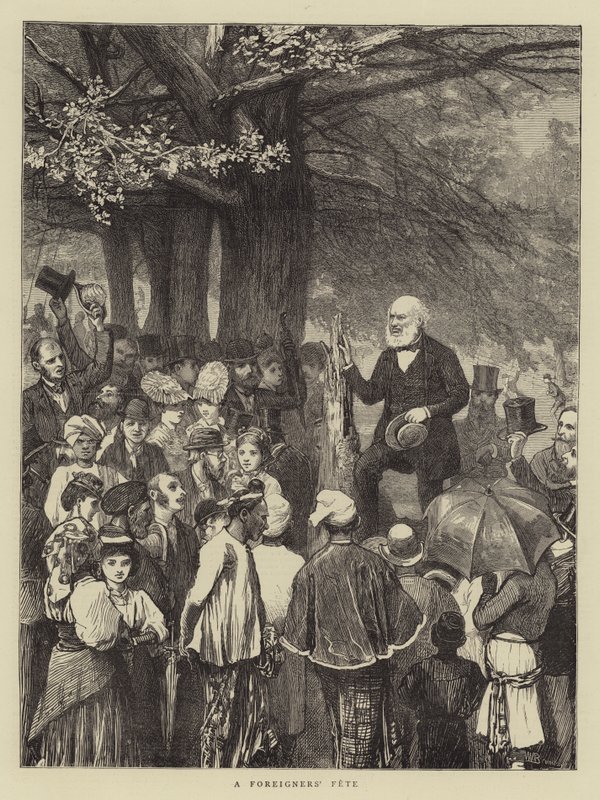 En udlændingefest af William III Bromley