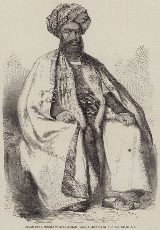 Osman Khan, Wuzeer til Shah Soojah af William Carpenter