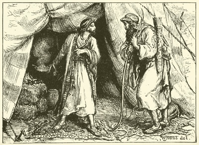 Esau sælger sin førstefødselsret af William J. Webbe or Webb