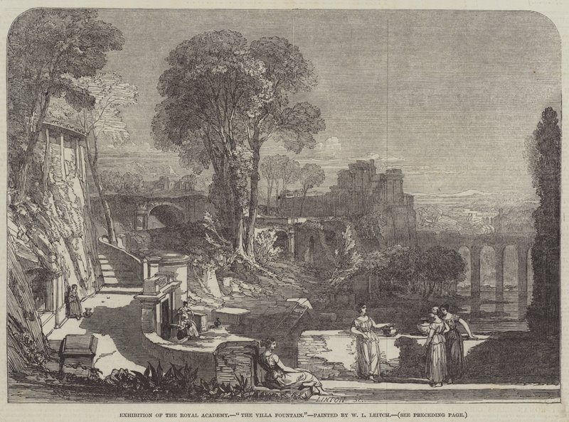 Villafontænen af William Leighton Leitch