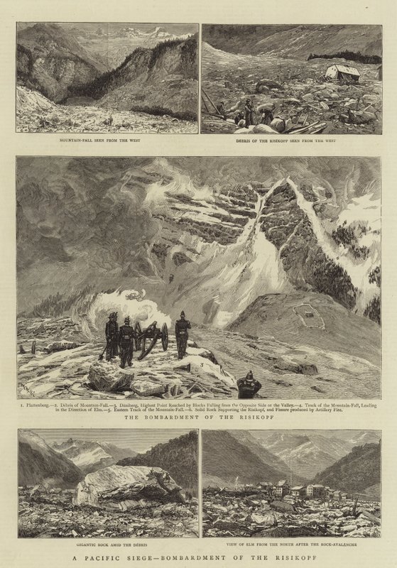 A Pacific Siege, bombardement af Risikopf af William Lionel Wyllie