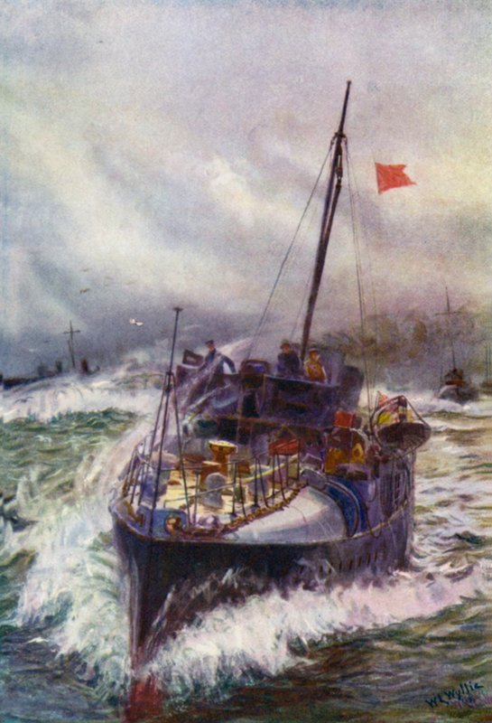 Tidlig type "27 Knot" destroyere af William Lionel Wyllie