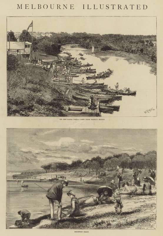 Melbourne Illustreret af William Lionel Wyllie