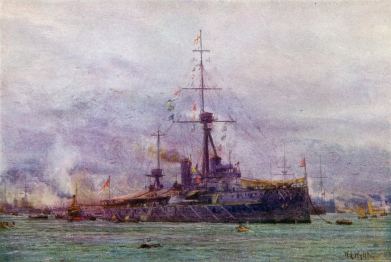 "Dreadnought", 1906 af William Lionel Wyllie