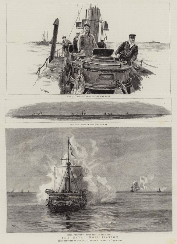 Flådemobiliseringen af William Lionel Wyllie