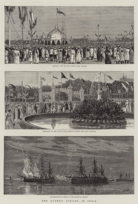 Dronningens jubilæum i Indien af William Lionel Wyllie