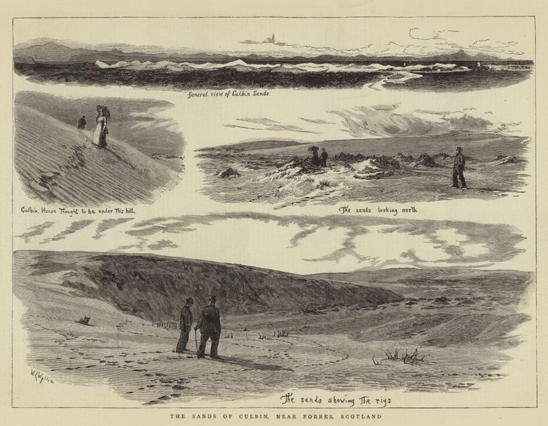 The Sands of Culbin, nær Forres, Skotland af William Lionel Wyllie
