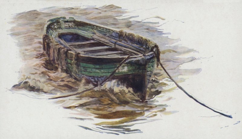 En Liverpool Skiff af William Lionel Wyllie