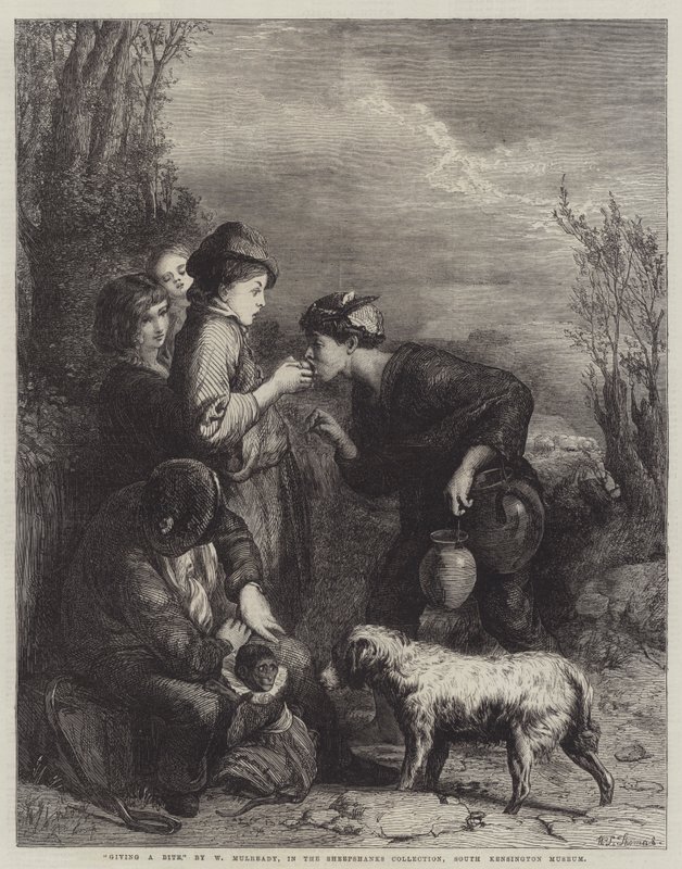 At give en bid af William Mulready