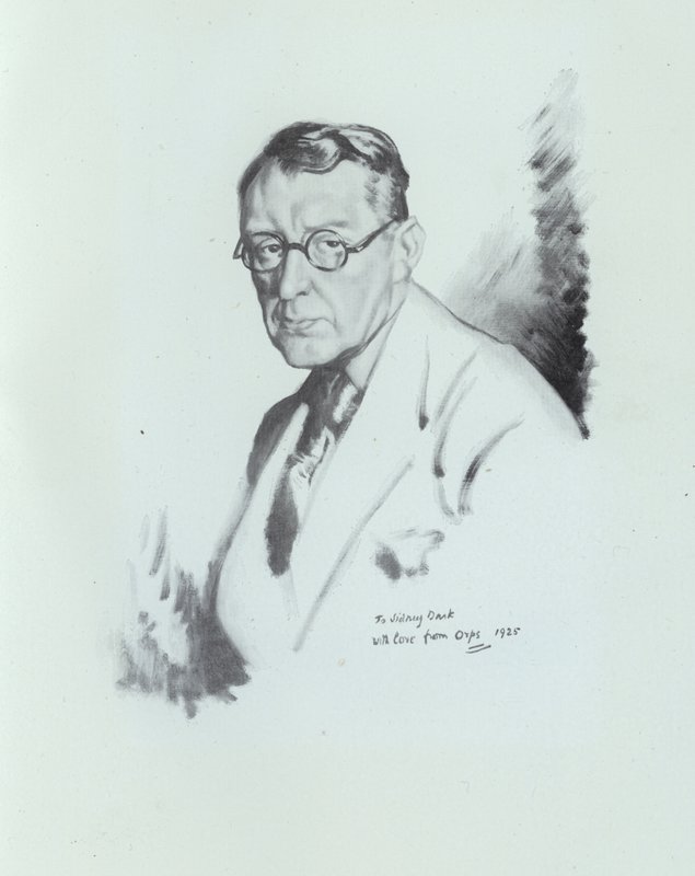 Sidney Dark, engelsk forfatter, 1925 af William Orpen
