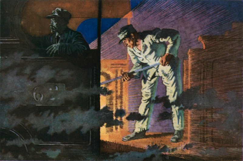 Natteposten, Maskinmanden af William Orpen
