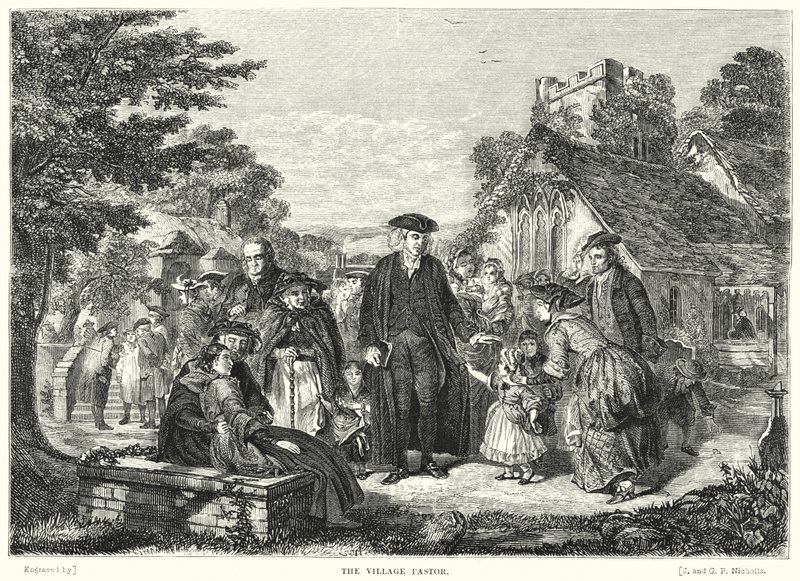 Landsbypræsten af William Powell after Frith