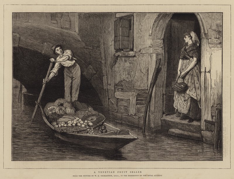En venetiansk frugtsælger af William Quiller Orchardson