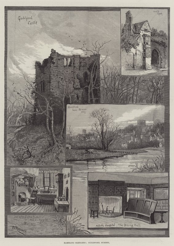 Rambling Sketches, Guildford, Surrey af William Rainey