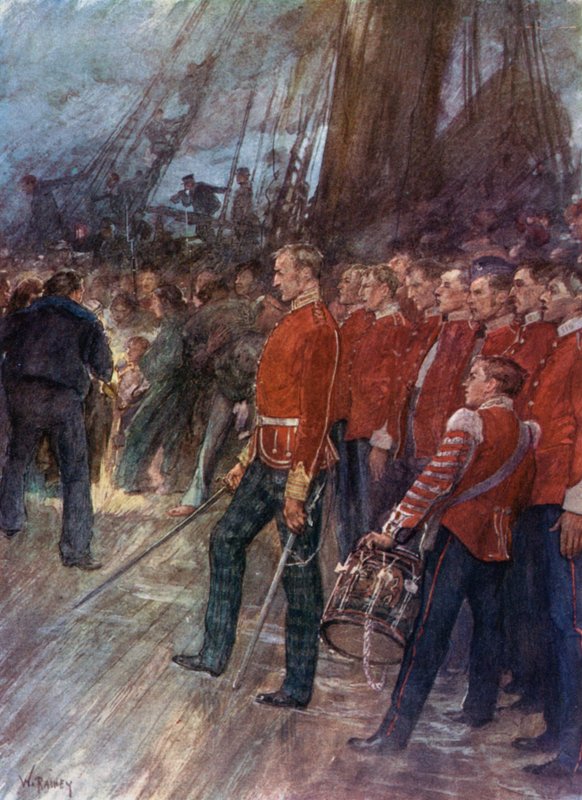 Tabet af Birkenhead af William Rainey