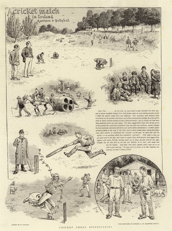 En cricketkamp i Irland af William Ralston