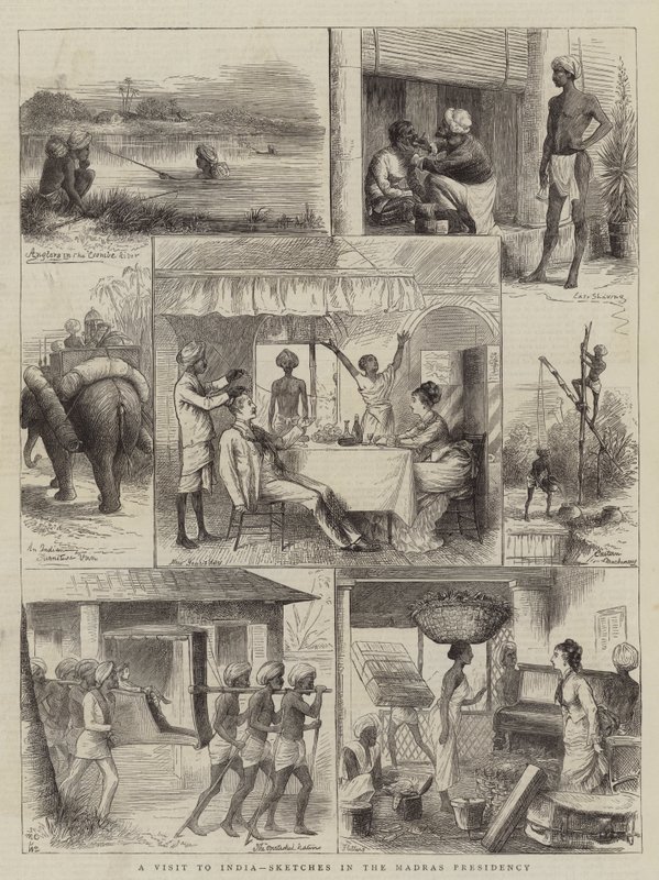 Et besøg i Indien, skitser i Madras-præsidentskabet af William Ralston