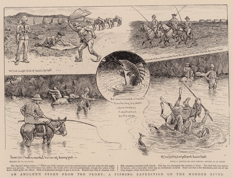 En lystfiskerhistorie forfra, en fiskeekspedition på Modder å af William Ralston