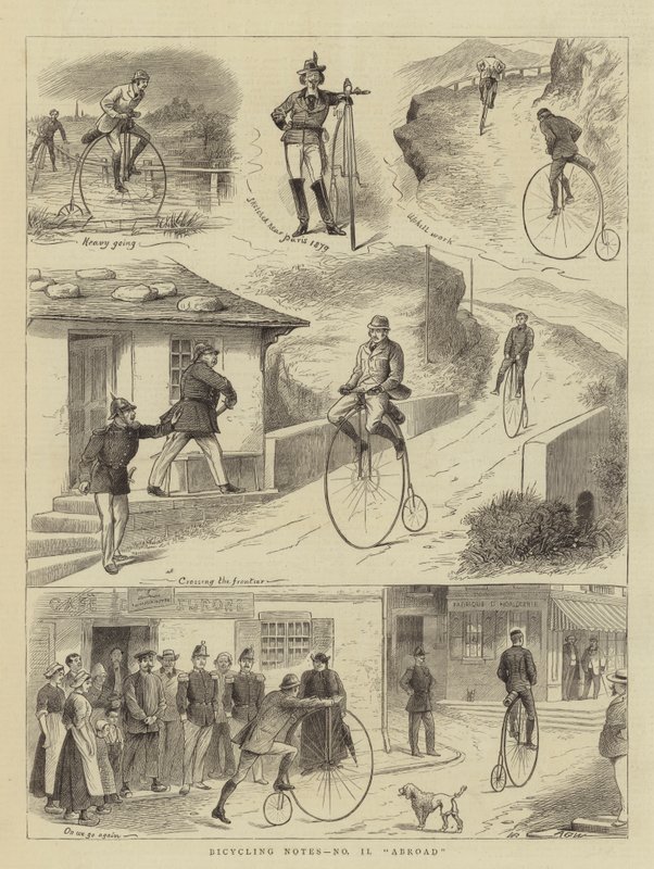 Cykelsedler, nr. II, i udlandet af William Ralston