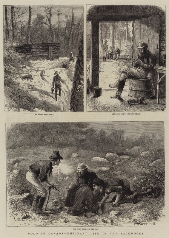 Guld i Canada, Emigrant Life in the Backwoods af William Ralston