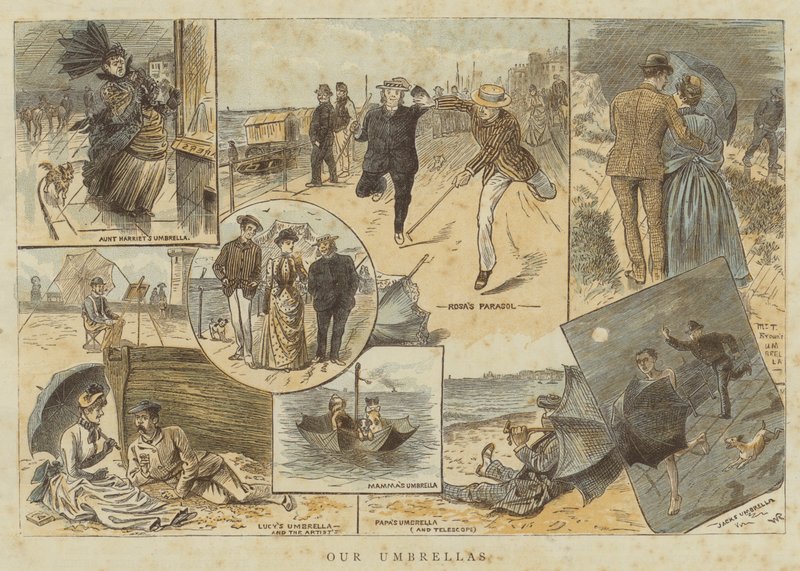 Vores paraplyer (chromolitho) af William Ralston